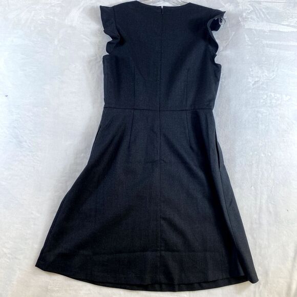 NWT LOFT Mini Dress Women Sz 6 Grey Business‎ Office Minimalist Capsule - Picture 3 of 11